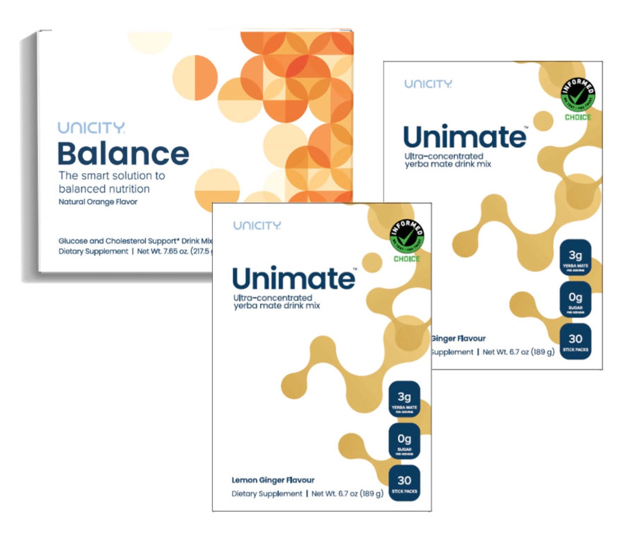 UNICITY Feel Great Balance and Unimate Lemon Ginger Australia